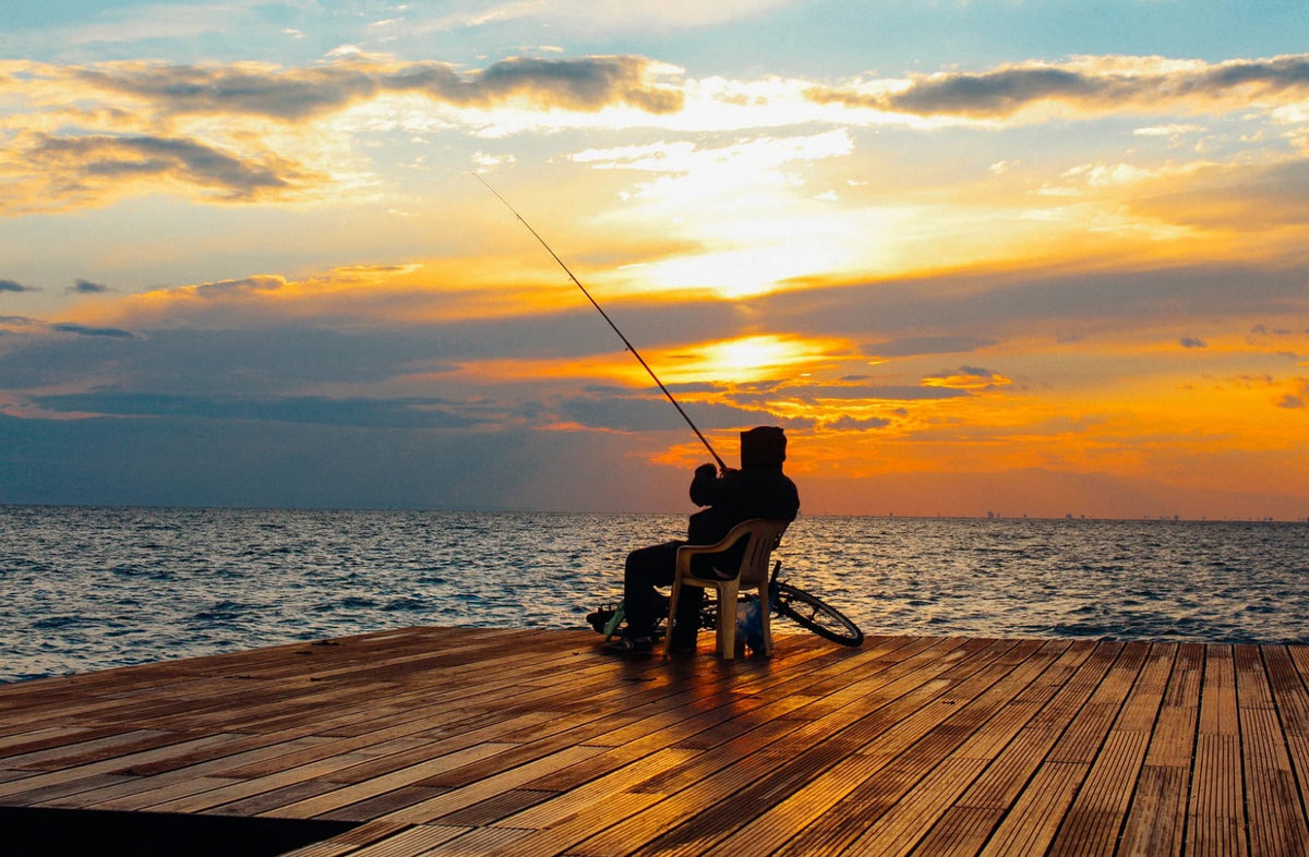 fishing, lake, dam, nature