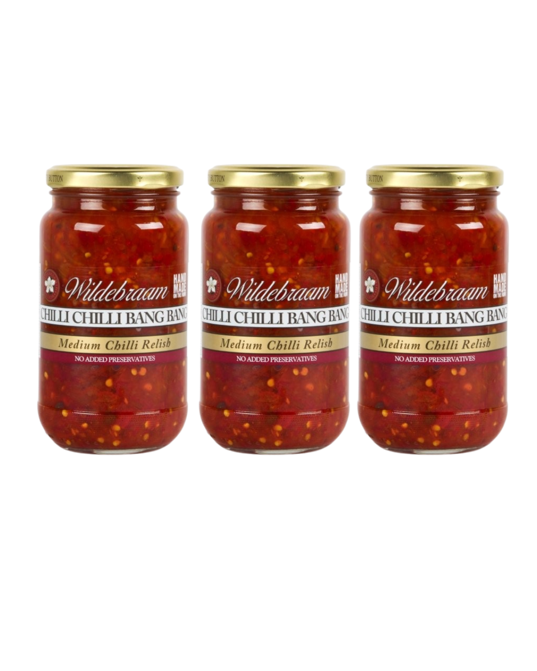 Wildebraam Chilli Chilli Bang Bang (3/10) 3 x 430g Jars