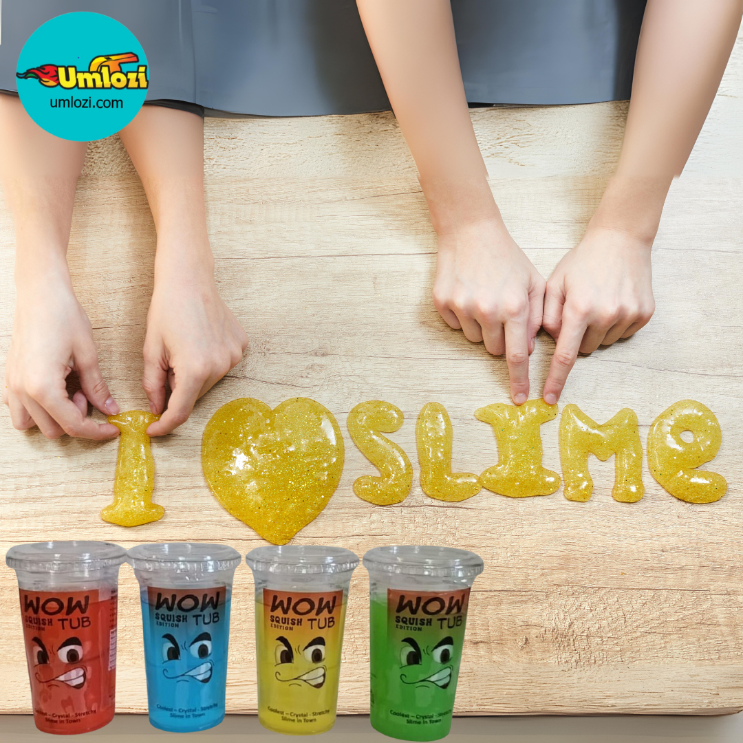 Slime, Wowtub, Wow, 4 pack wowtub squish image, Marketing image