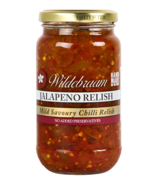 Wildebraam Jalapeno Relish Mild Heat (2/10) 3 x 430g Jars