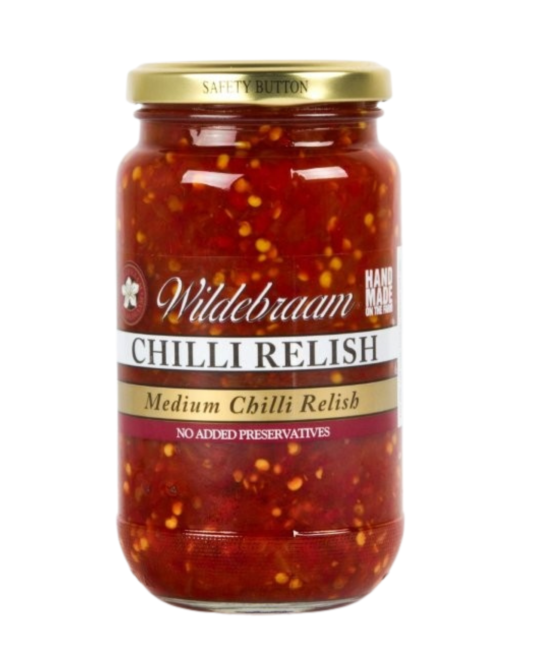 Wildebraam Chilli Relish (4/10) Medium Heat 3 x 420g Jars