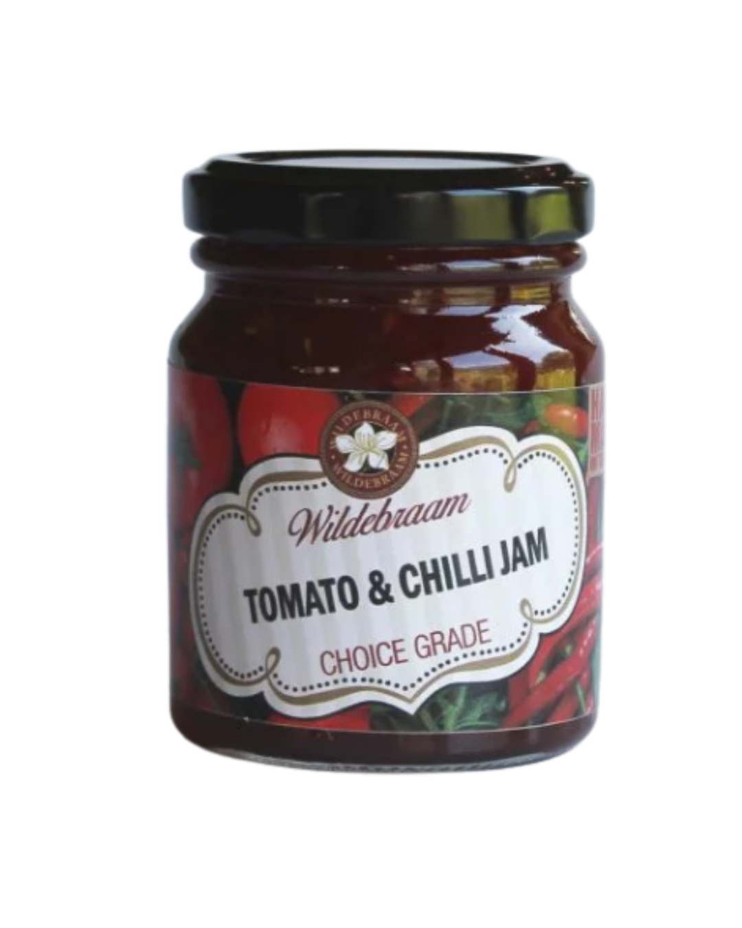 Wildebraam Mild Tomato and Chilli Jam (1/10) 4 x 180g Jars