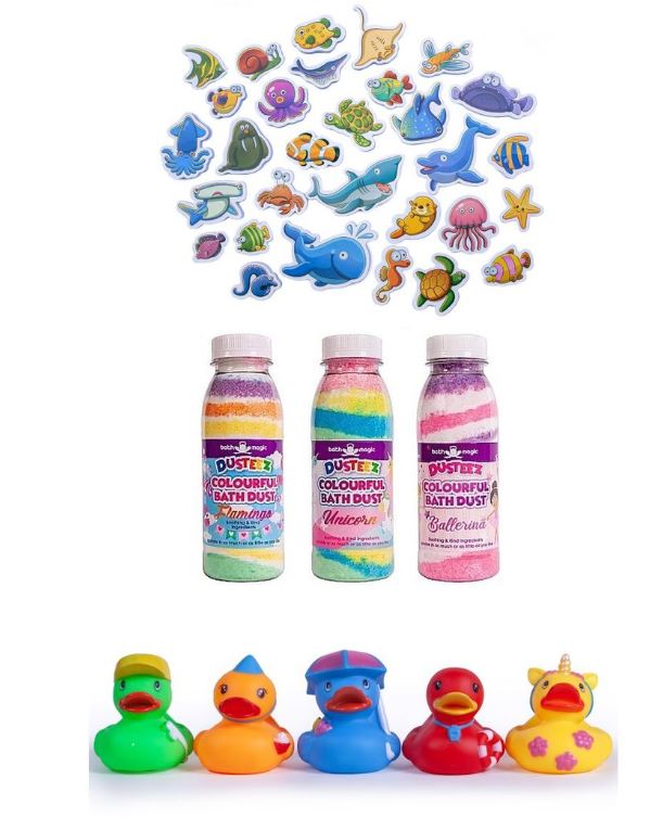 Bath Magic Medium Bath Party Gift Boxes - Wild Animal or Marine Stuceez