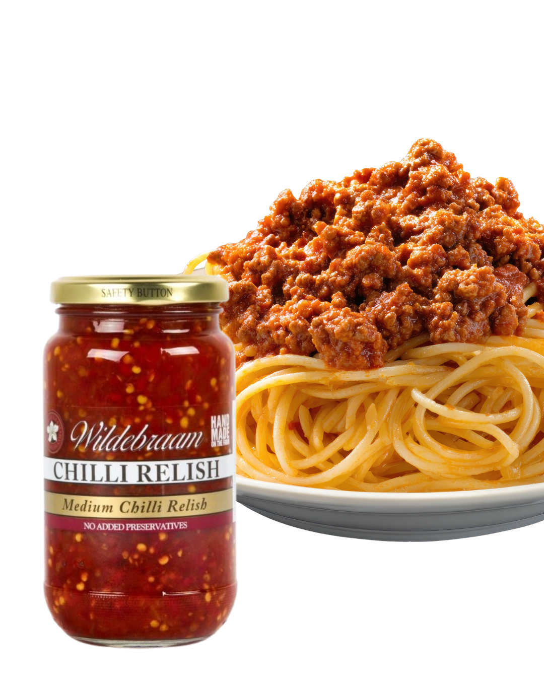 Wildebraam Chilli Relish (4/10) Medium Heat 3 x 420g Jars