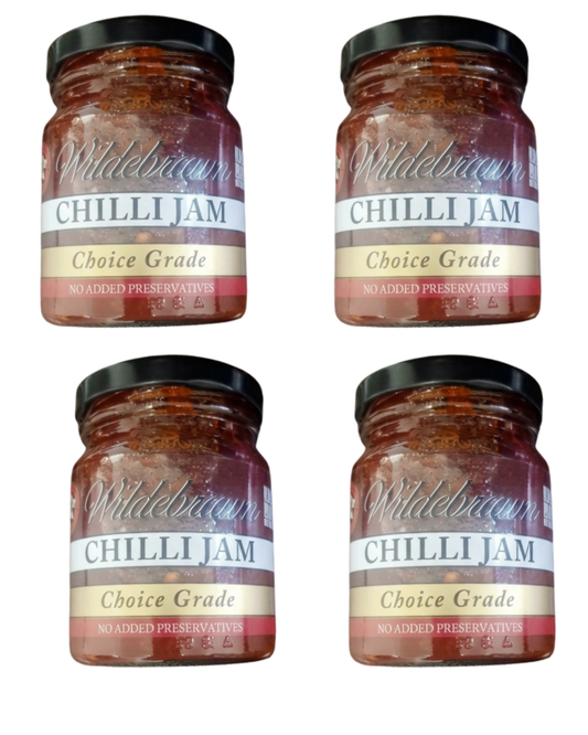 Wildebraam and Chilli Jam (1/10) 4 x 180g Jars