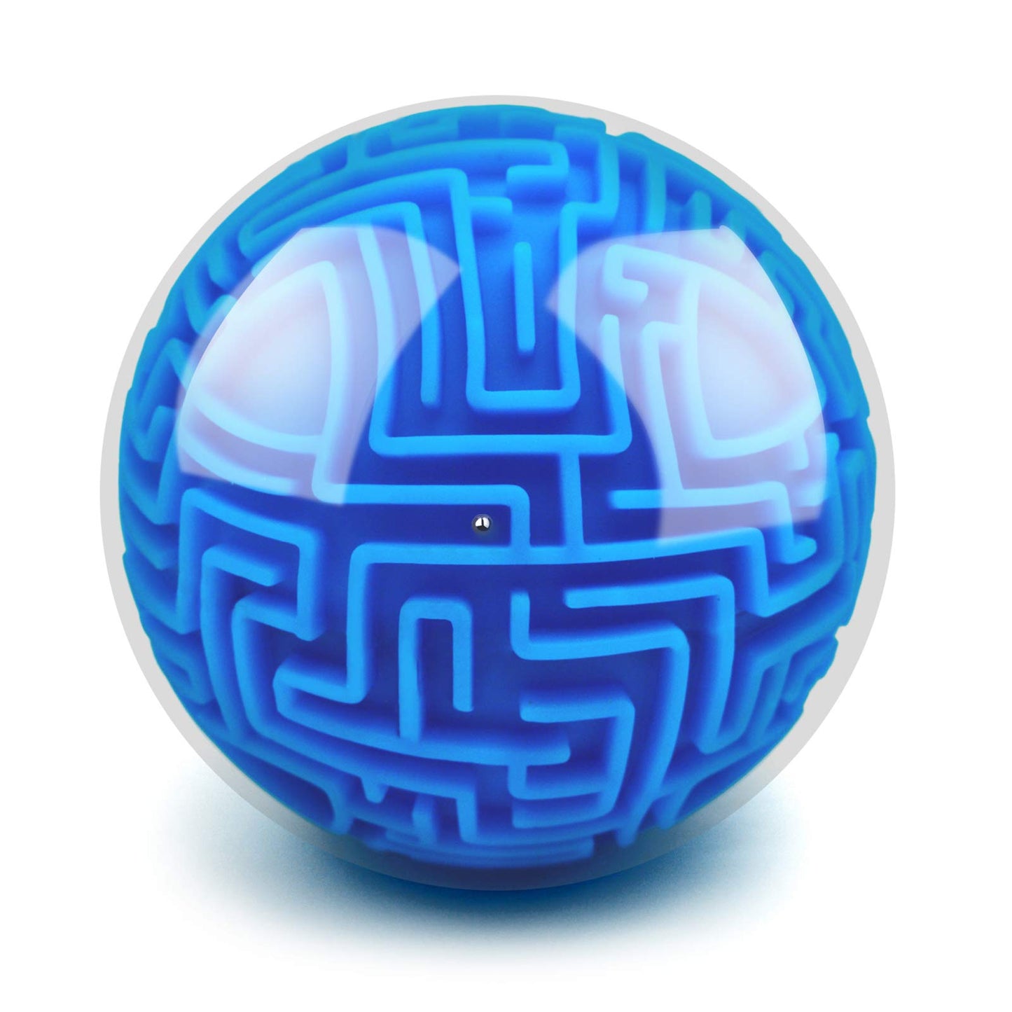 Hard difficulty blue maze ball, puzzle 3d puzzle. riddle, Single product image