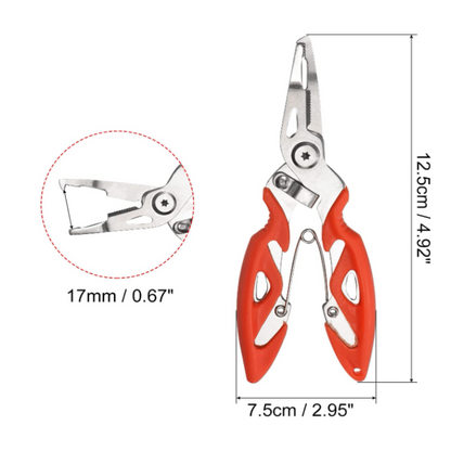 Multitool Hook Remover Fishing Pliers Braided Line Cutting Outdoor Accessories - view 6