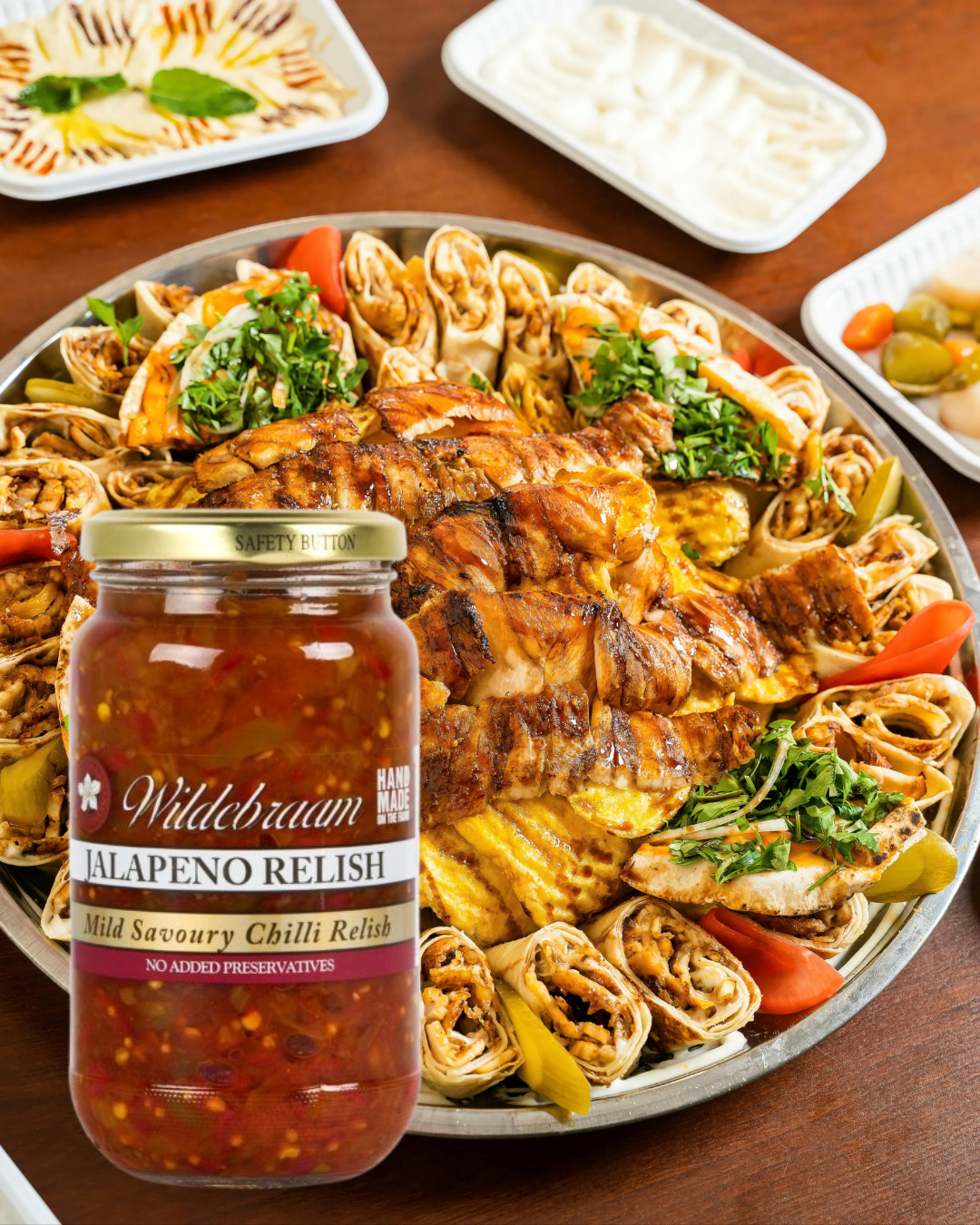 Wildebraam Jalapeno Relish Mild Heat (2/10) 3 x 430g Jars