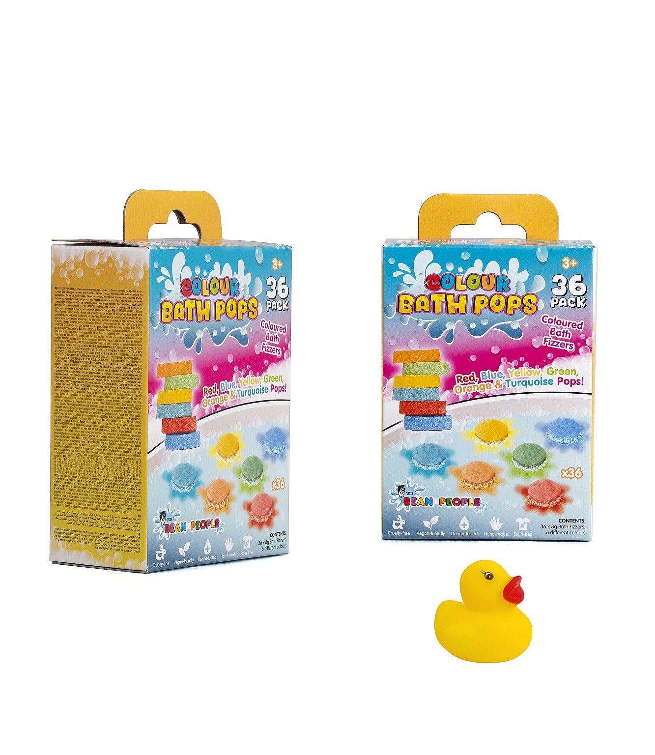 The Bean People Colourful Bath Pops Bath Bombs - 36 Pack