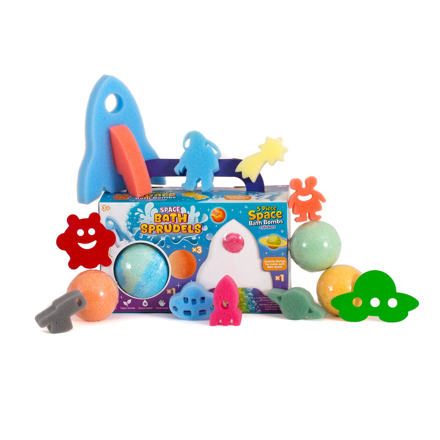 Space Bath Sprudels Bath Bombs - 5 Pack
