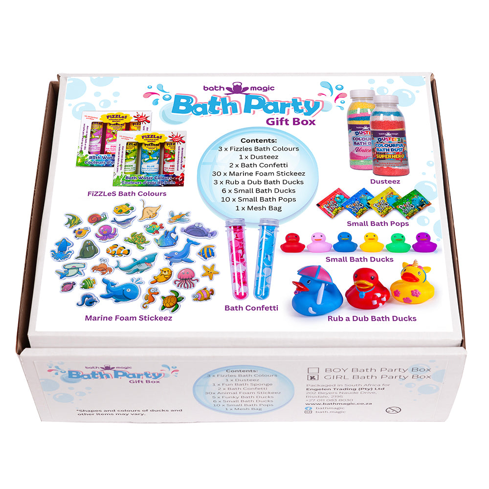 Bath Magic Medium Bath Party Gift Boxes - Wild Animal or Marine Stuceez
