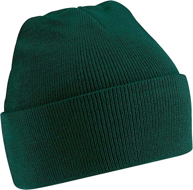 Green beanie