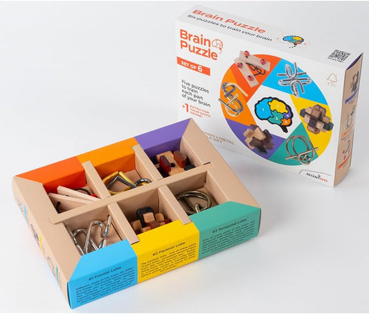 Brain Puzzle, brain teasers, riddles, recent toys, package opened image