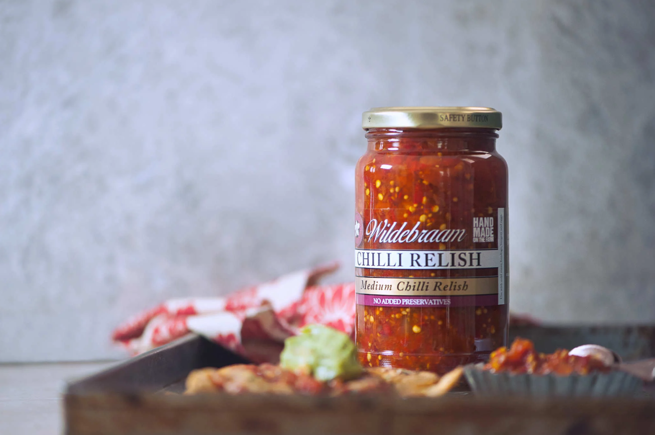 Wildebraam Chilli Relish (4/10) Medium Heat 3 x 420g Jars