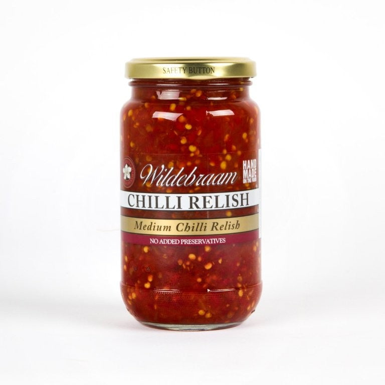 Wildebraam Chilli Relish (4/10) Medium Heat 3 x 420g Jars