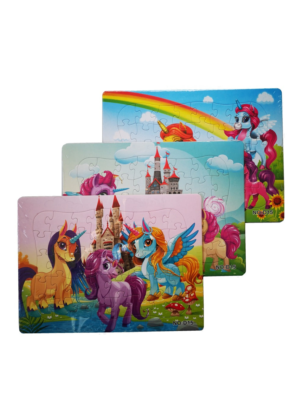 Puzzles - Set Of 3 - 40 Piece Puzzles