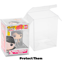 Plastic Protector Case Compatible With 4-inch Pops 10 Pack