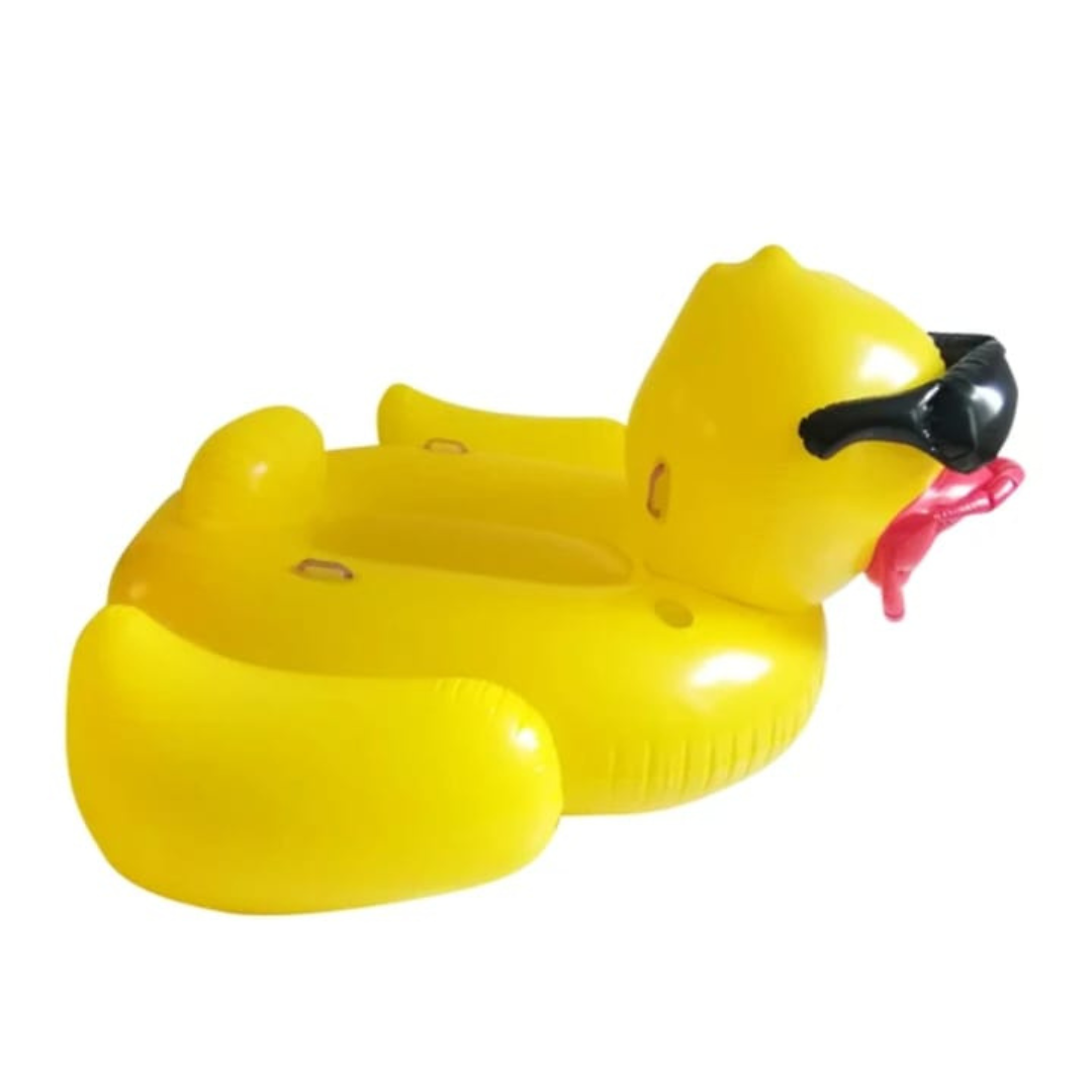 Inflatable Giant Pool Yellow Duck Lylo or Lounger - 2m x 1.8m