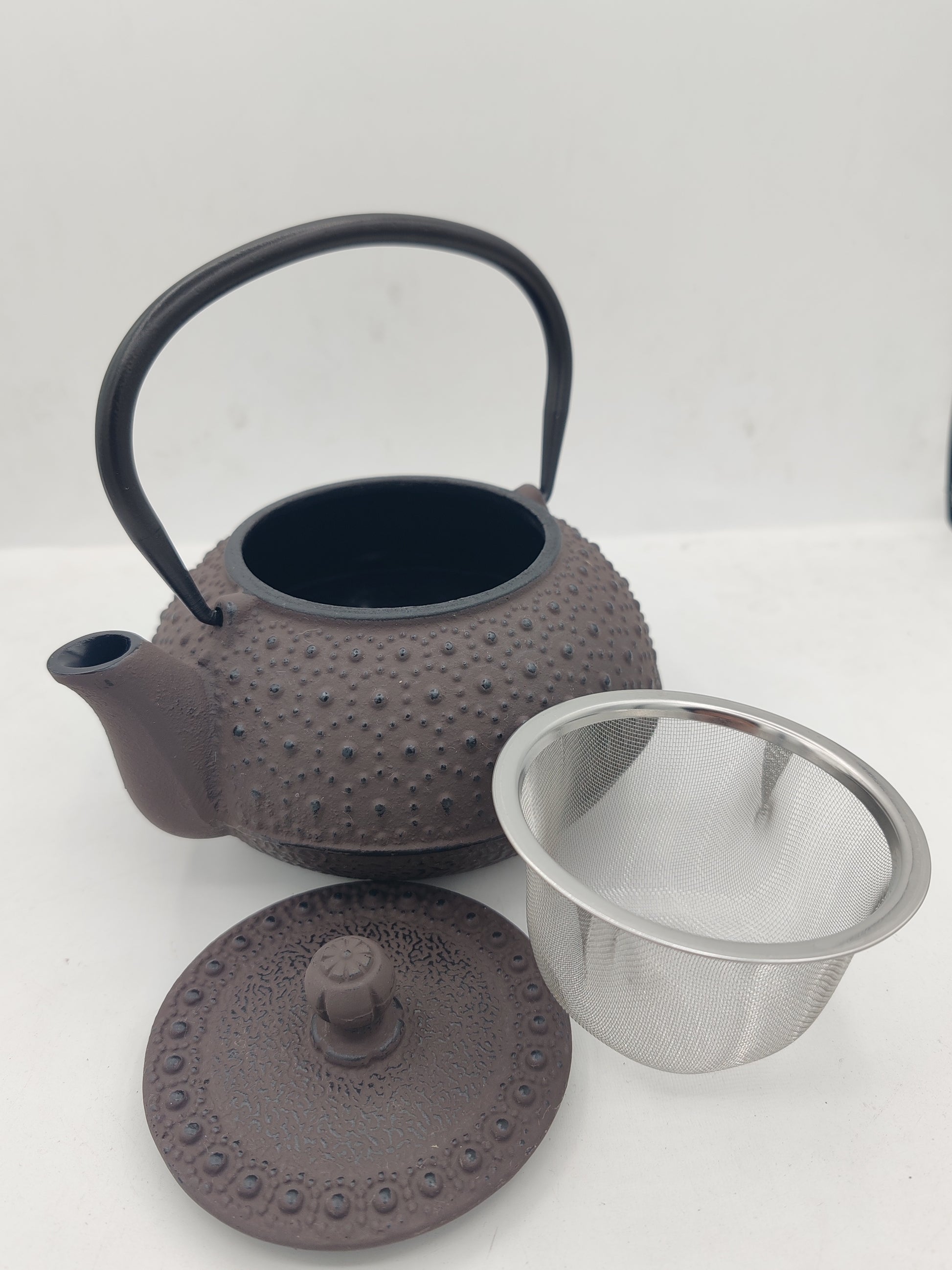 Cildan Tea Merchant, The Tea Merchant, Cast Iron Teapot 600ml Brown & accessories