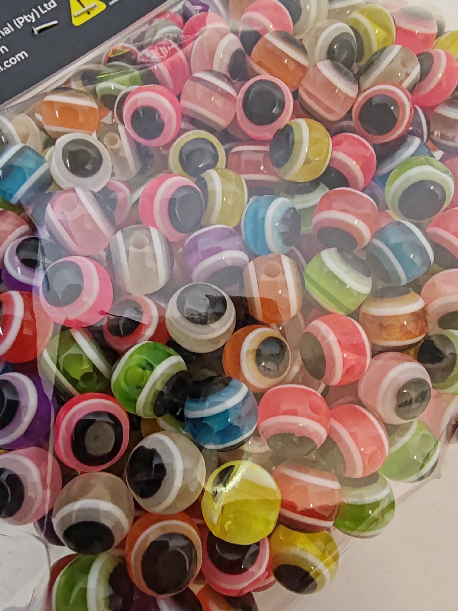 Evil Eye Beads multicolour, Craft Beads , Jewellery beads