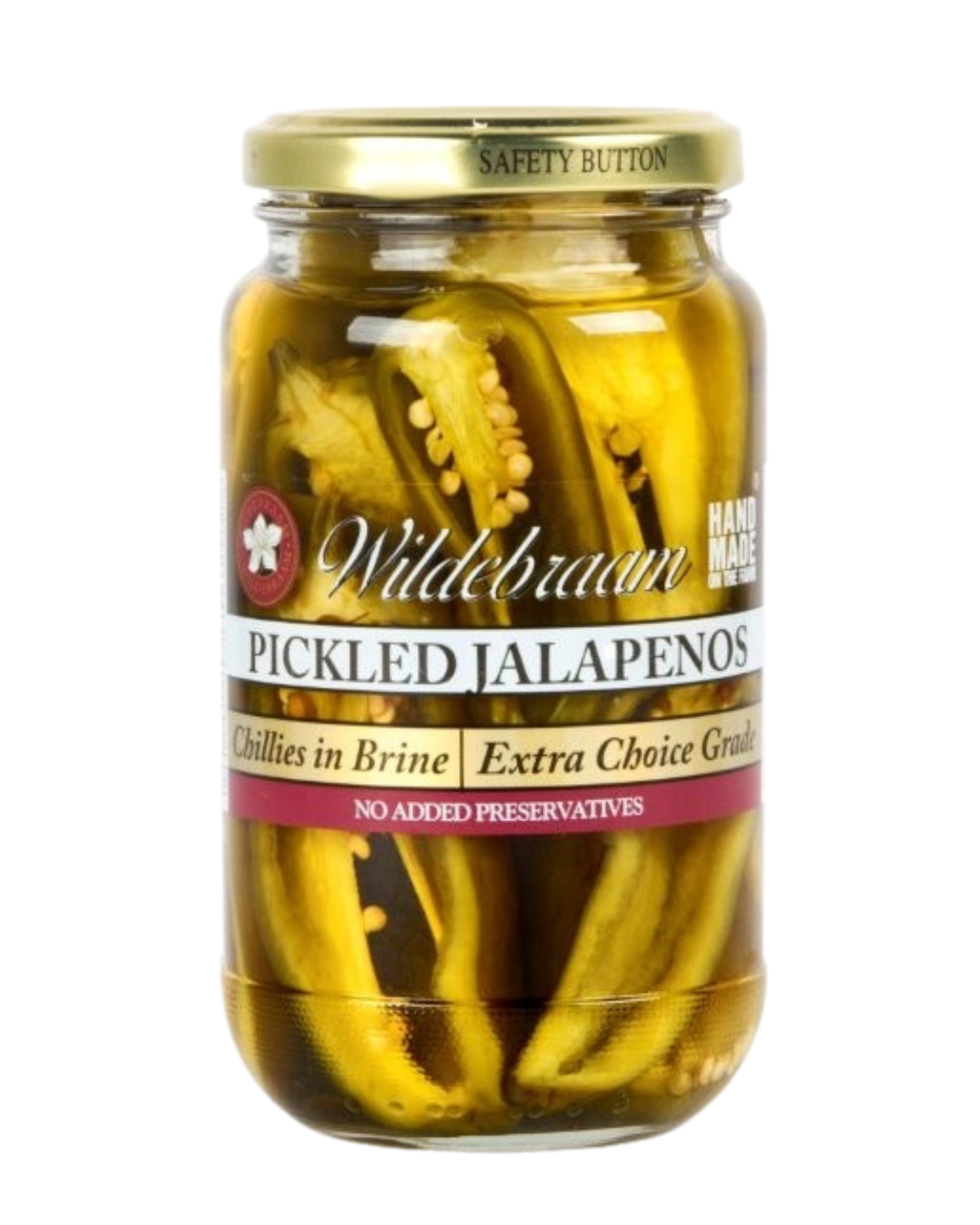 Wildebraam Pickled Jalapeños – Tangy Chilli Slices 3 x 410g jars