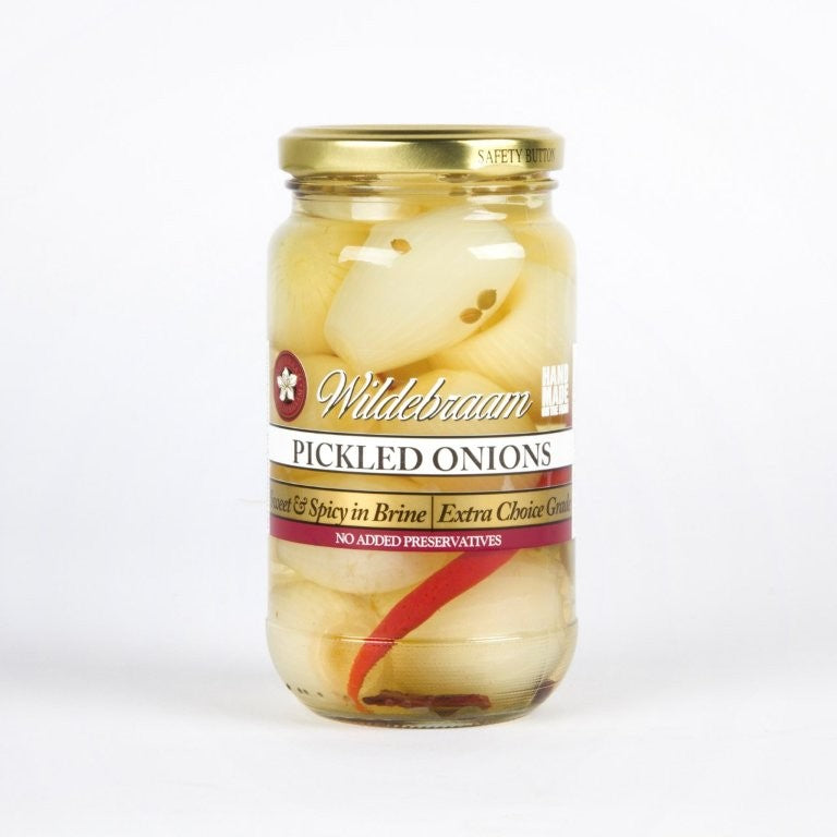 Wildebraam Pickled Onions Classic Tangy Preserve 3 x 430g Jars