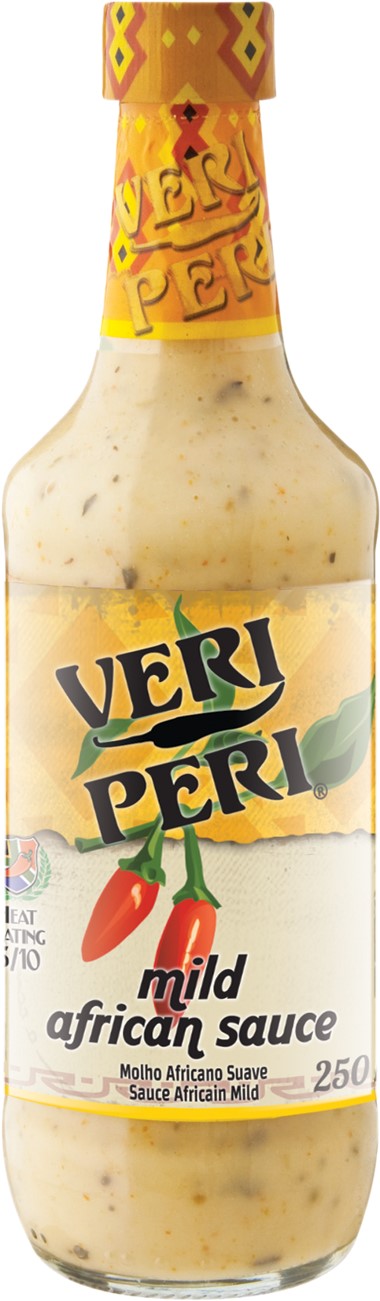 Veri Peri Mild African Sauce. Veri Peri Sauce Hot African Sauce. 