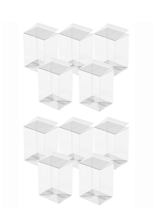 Plastic Protector Case Compatible With 4-inch Pops 10 Pack