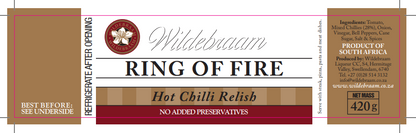 Wildebraam Ring of Fire - Hot Chilli (8/10) 3 x 420g Jars - view 5