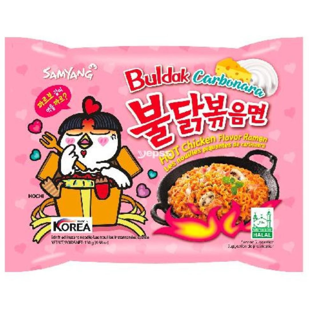 Samyang Buldak Korean Spicy Ramen Noodles Bulk 40 Pack
