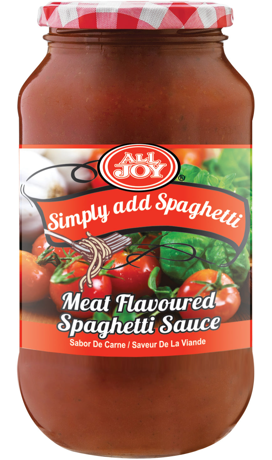 All Joy, Pasta, Sauce, Meat Flavoured Sauce 820g Image