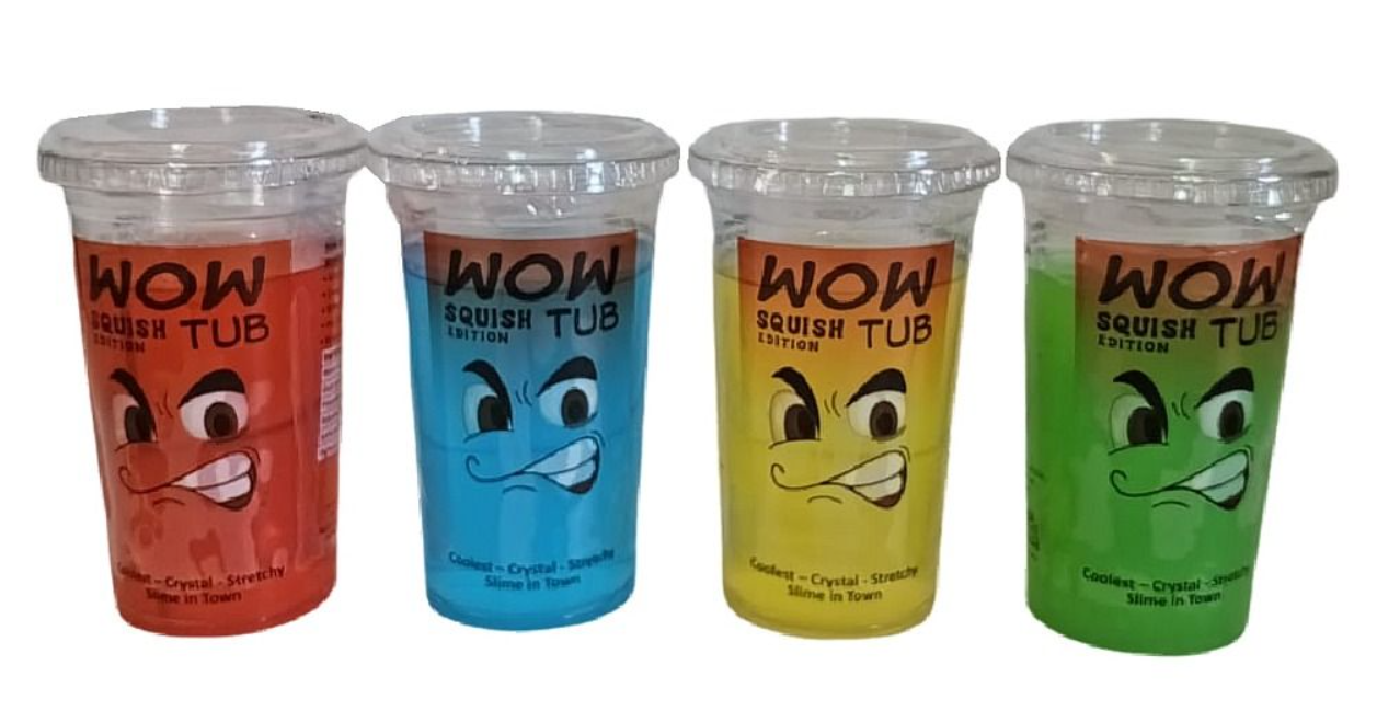 Slime, Wowtub, Wow, 4 pack wowtub squish image