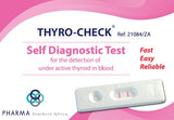 Thyro-Check test, Under active Thyroid test self diagnostic test, rapid test, 