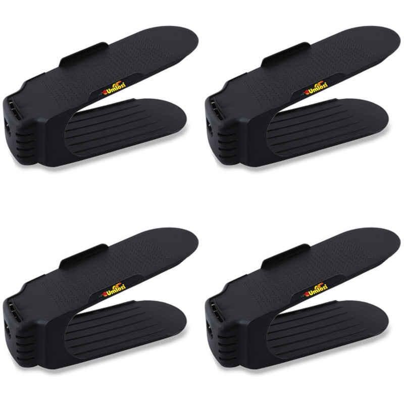 Black shoe slot organisers
