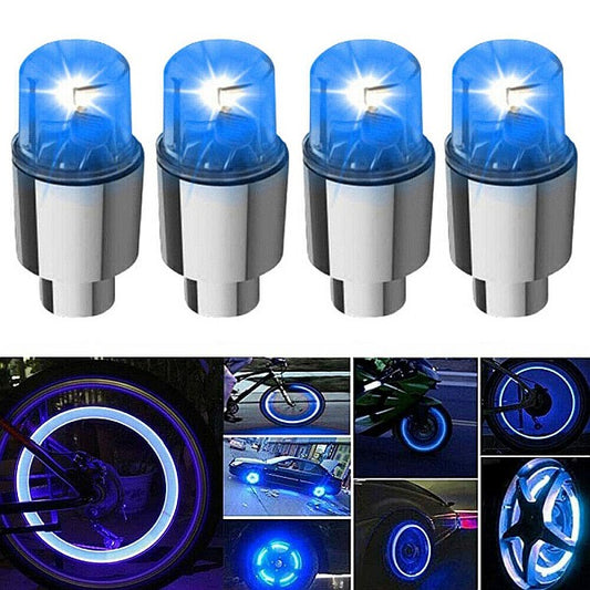 Umlozi Wheel, Tire Valve Led Light - 4 Pack - Assorted Colours
