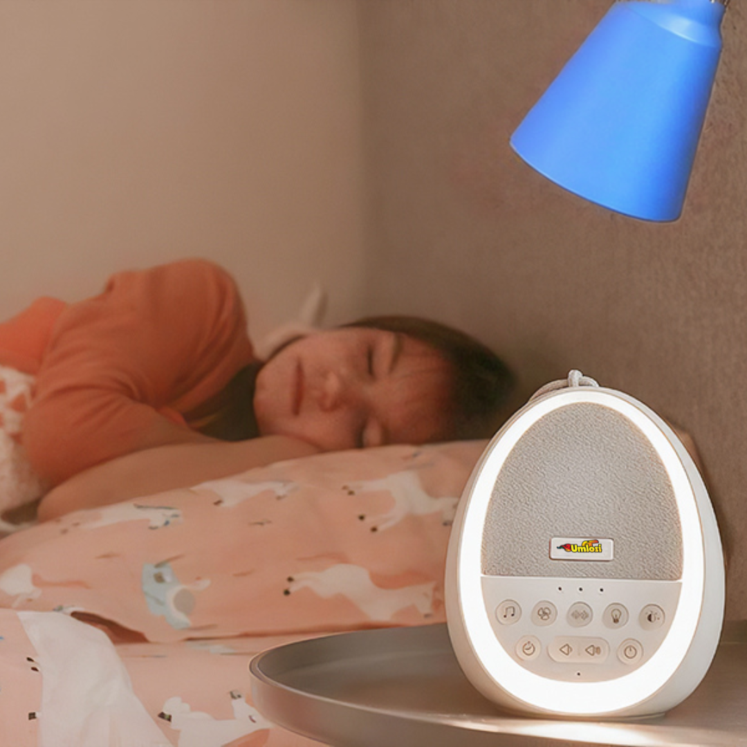 Umlozi Portable Soothing White Noise Machine & Night Light For Babies & Toddlers