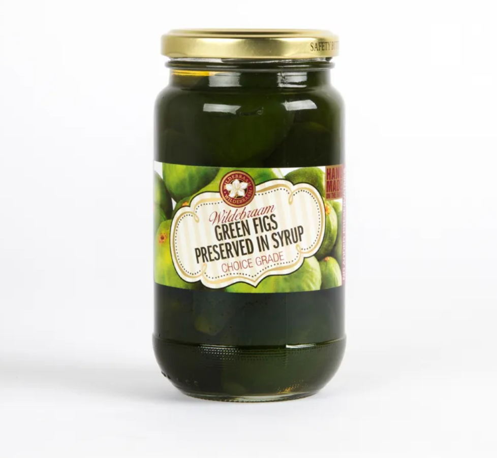 Wildebraam Green Fig Preserved in Syrup 3 x 515g Jars