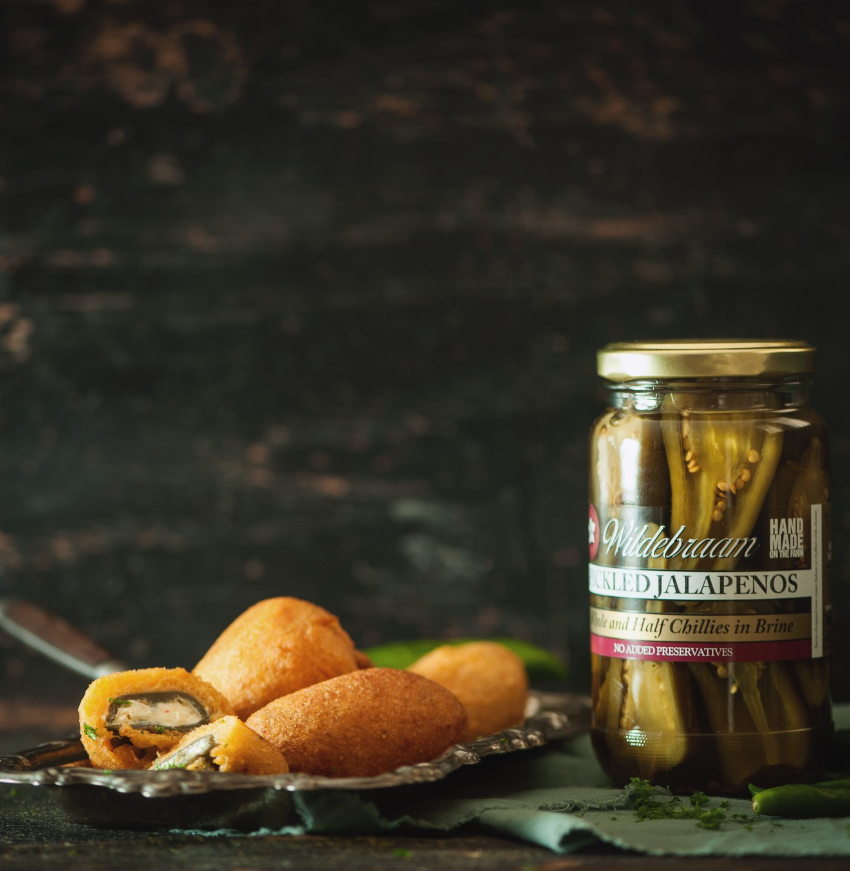 Wildebraam Pickled Jalapeños – Tangy Chilli Slices 3 x 410g jars