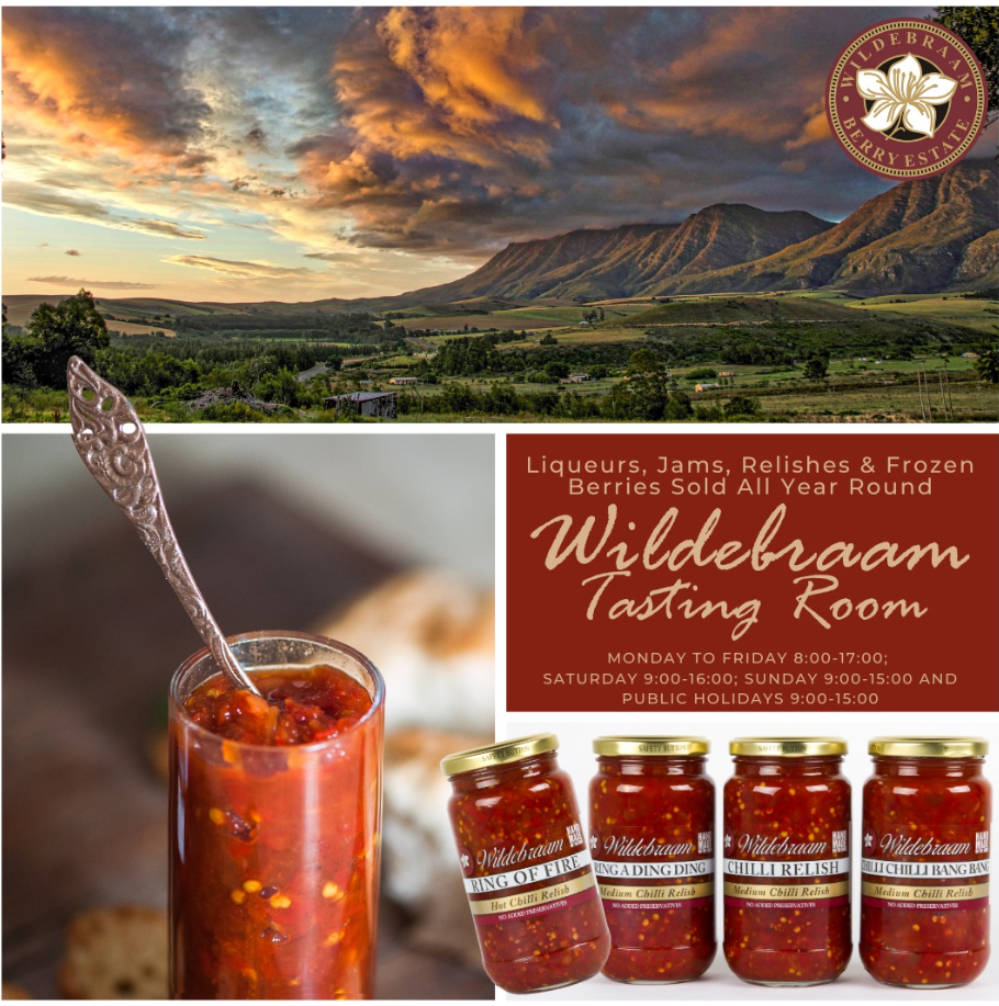 Wildebraam Ring of Fire - Hot Chilli (8/10) 3 x 420g Jars