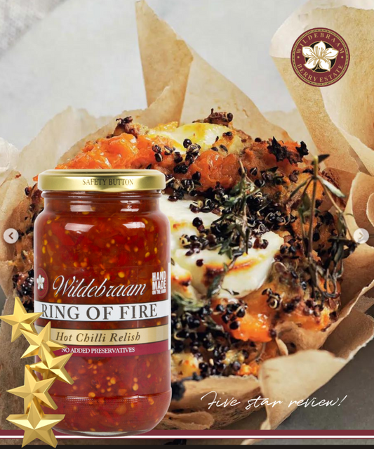 Wildebraam Ring of Fire - Hot Chilli (8/10) 3 x 420g Jars