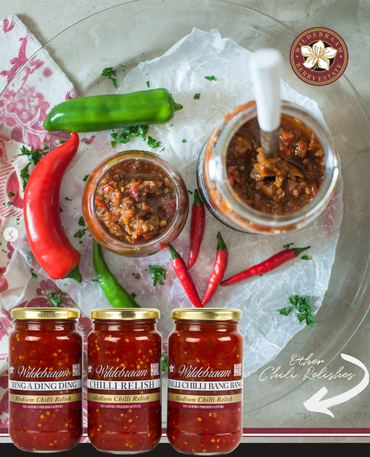 Wildebraam Ring of Fire - Hot Chilli (8/10) 3 x 420g Jars