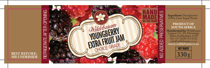 Wildebraam Youngberry Extra Fruit Jam 3 x 330g Jars