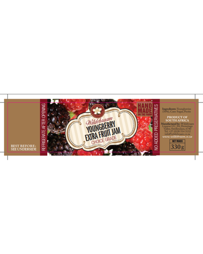 Wildebraam Youngberry Extra Fruit Jam 3 x 330g Jars - view 6