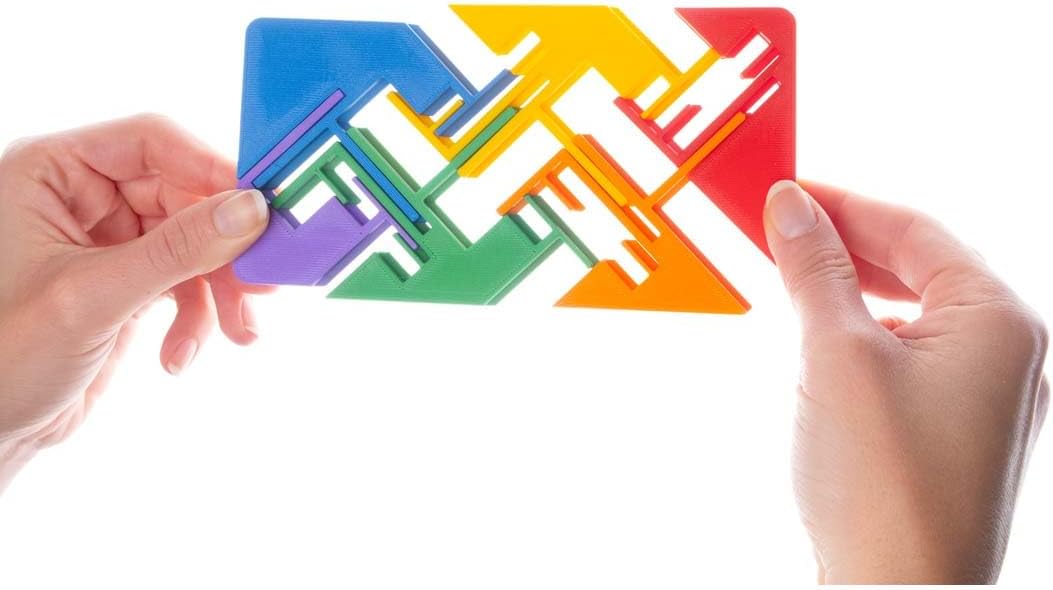 zigguflat, brain teasers, riddles, recent toys, lifestyle image of incomplete puzzle