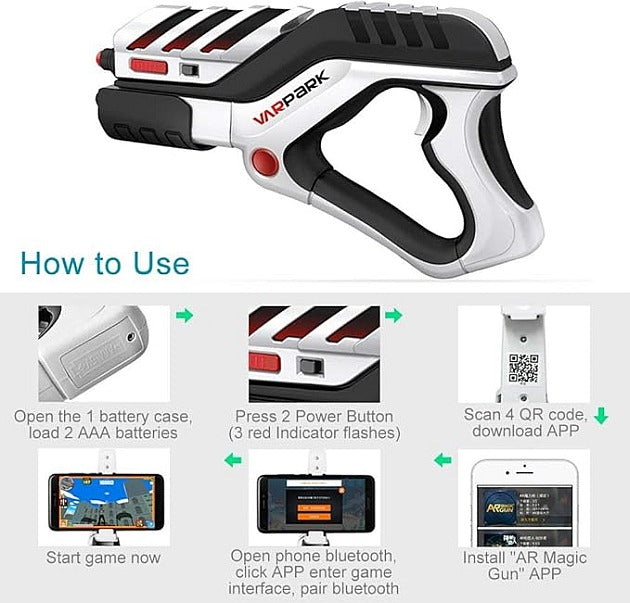 AR Game Gun Handle 360 Augmented Reality Game Gun Controller  - Giant