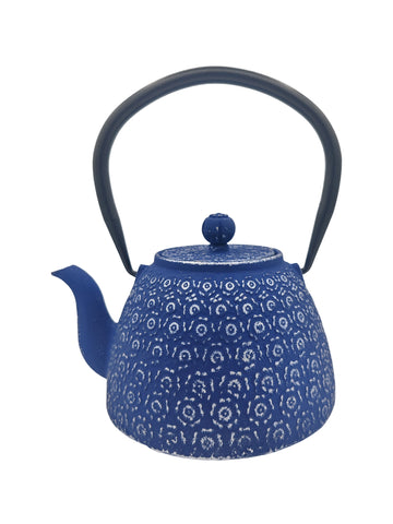 The Cildan Tea Merchant , Tea Merchant, Cildan Tea MErchant Cast Iron Teapots Blue