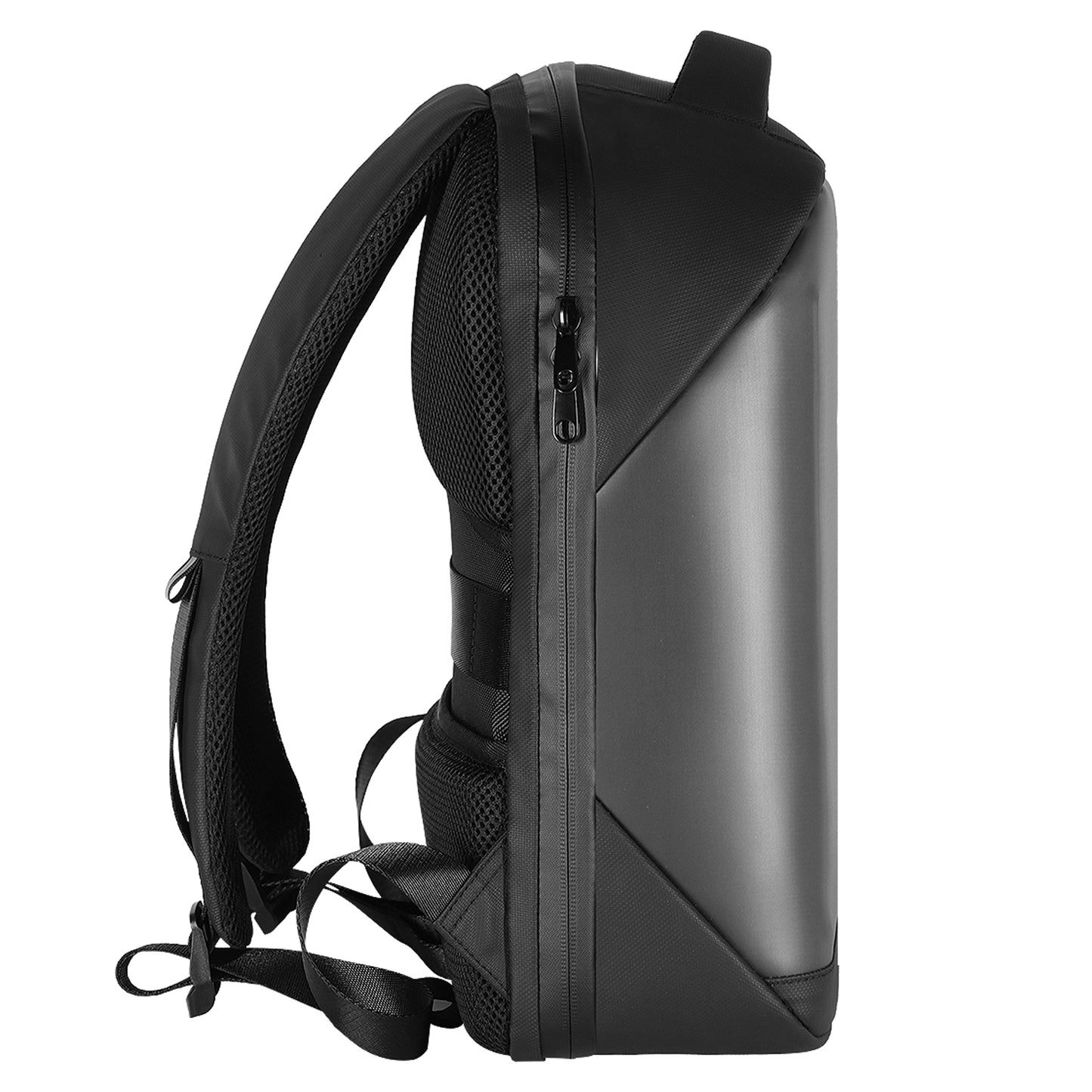 LED back pack, laptop bag, product image side view
