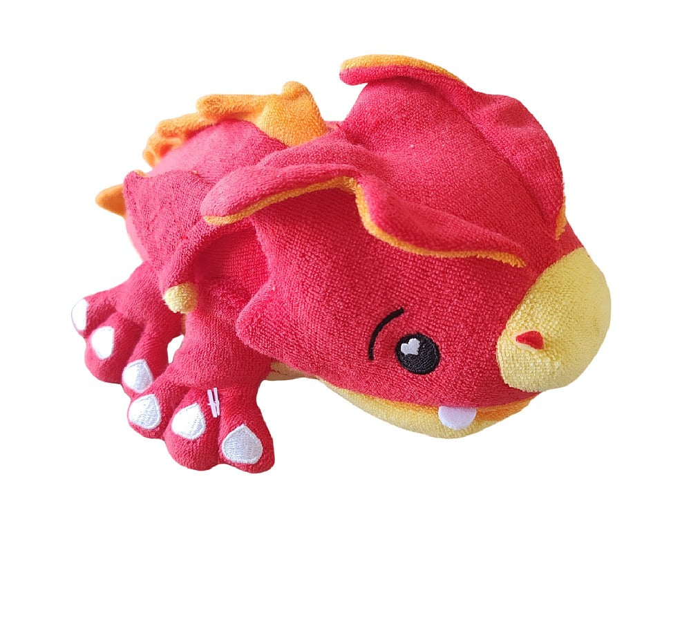 bath sponge, bath buddy, dragon sponge