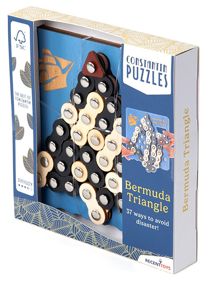 Bermuda triangle, brain teasers, riddles, recent toys, side packaged