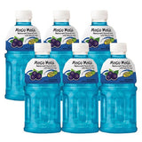 Mogu Mogu Juice Drink with Nata de Coco Jelly 320ml Pack of 6 Refreshing Tropical Thai-Made Sip & Chew Beverage